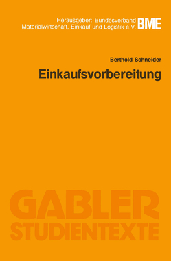 Einkaufsvorbereitung von Schneider,  Berthold