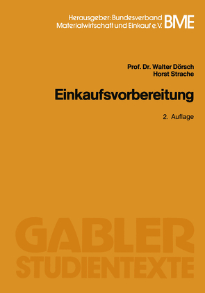 Einkaufsvorbereitung von Dörsch,  Walter