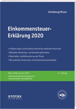 Einkommensteuer-Erklärung 2020 von Dörflinger,  Nina, Schalburg,  Martin