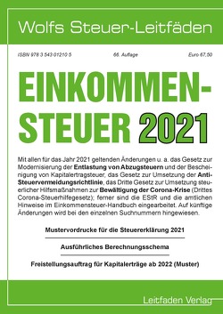 Einkommensteuer für 2021