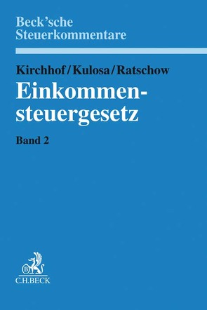 Einkommensteuergesetz Band 2: §§ 9-25 von Adrian,  Gerrit, Bleschick,  Sascha, Ebner,  Markus, Fetzer,  Thomas, Fissenewert,  Hans-Ulrich, Füssenich,  Bert, Geisenberger,  Ute, Gerg,  Stephan, Graw,  Christian, Haisch,  Martin, Holzner,  Christiane, Holzner,  Stefan, Hufeld,  Ulrich, Hütte,  Felix, Kirchhof,  Gregor, Knobbe,  Carl-Christian, Kulosa,  Egmont, Lammers,  Lutz, Lampert,  Steffen, Levedag,  Christian, Mann,  Alexander, Marquardsen,  Maria, Meinert,  Carsten, Meyer,  André, Mutschler,  Jörg, Mylich,  Falk, Niestegge,  Vera, Niklaus,  Heike, Oellerich,  Ingo, Oppel,  Florian, Paetsch,  Ralf, Quilitzsch,  Carsten, Rasch,  Stephan, Ratschow,  Eckart, Rehr,  Ruben, Rode,  Oliver, Rohrlack,  Lars, Ruffer,  Arno, Schenke,  Ralf P., Schmidt,  Christoph, Seelig,  Florian, Seelig,  Lydia, Seidler,  Holger, Seufer,  Ramona E., Spilker,  Bettina, Stephany,  Ralf, Stoeber,  Michael, Straßburger,  Benjamin, Trossen,  Nils, Unger,  Sebastian, Wagner,  Thorsten, Weitemeyer,  Birgit, Wenzel,  Alexander, Widmann,  Werner, Wilk,  Stefan