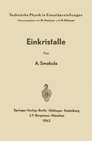 Einkristalle von Smakula,  A.