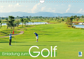 Einladung zum Golf (Wandkalender 2023 DIN A4 quer) von CALVENDO