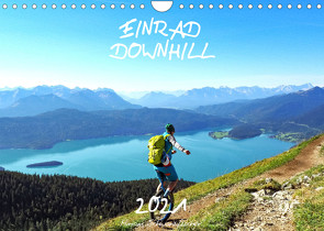 Einrad Downhill (Wandkalender 2023 DIN A4 quer) von Miriam Schwarzfischer,  Fotografin