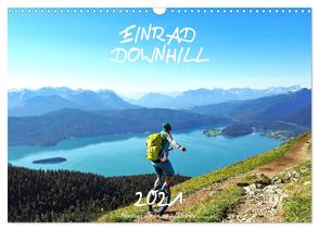 Einrad Downhill (Wandkalender 2024 DIN A3 quer), CALVENDO Monatskalender von Miriam Schwarzfischer,  Fotografin