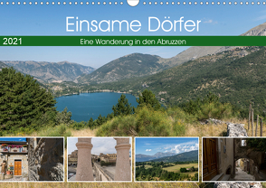 Einsame Dörfer – Eine Wanderung in den Abruzzen (Wandkalender 2021 DIN A3 quer) von Jorda Motzkau,  Marisa