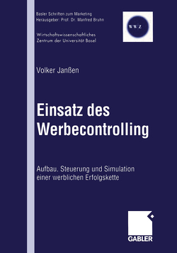 Einsatz des Werbecontrolling von Janßen,  Volker