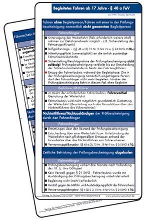 Einsatzkarte Verkehrsrecht von Berthold,  Thomas