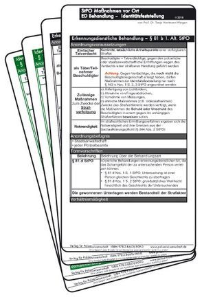 Einsatzkarten StPO – ED Behandlung – Identitätsfeststellung von Hartmann-Wergen,  Tanja