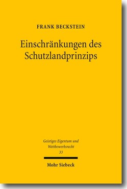 Einschränkungen des Schutzlandprinzips von Beckstein,  Frank