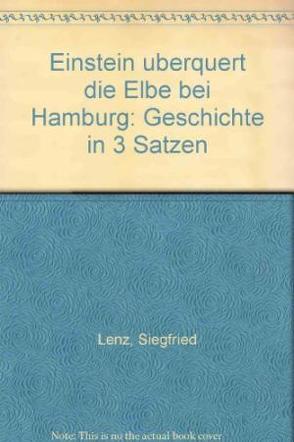 Einstein überquert die Elbe bei Hamburg von Kokoschka,  Oskar, Lenz,  Siegfried