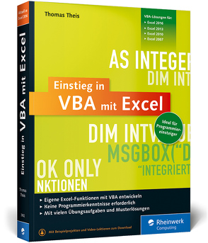 Einstieg in VBA mit Excel von Theis,  Thomas