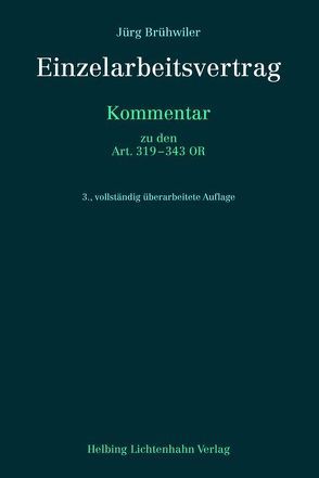 Einzelarbeitsvertrag von Brühwiler,  Jürg