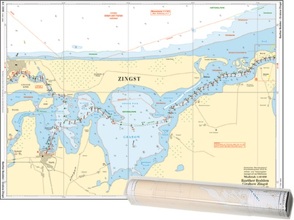 Einzelkarte Barther Bodden – Grabow Zingst / Saaler Bodden (Ausgabe 2023)