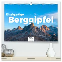Einzigartige Berggipfel (hochwertiger Premium Wandkalender 2024 DIN A2 quer), Kunstdruck in Hochglanz von Lederer,  Benjamin