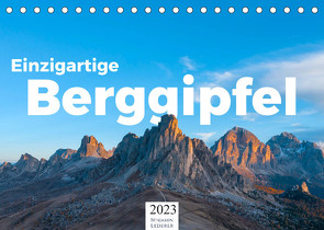 Einzigartige Berggipfel (Tischkalender 2023 DIN A5 quer) von Lederer,  Benjamin