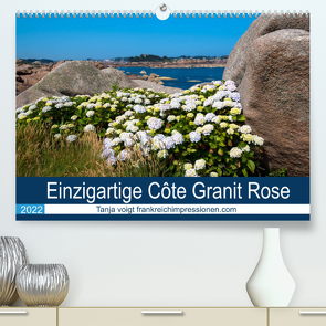 Einzigartige Côte Granit Rose (Premium, hochwertiger DIN A2 Wandkalender 2022, Kunstdruck in Hochglanz) von Voigt,  Tanja