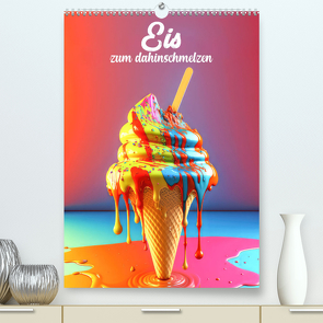 Eis zum dahinschmelzen (hochwertiger Premium Wandkalender 2024 DIN A2 hoch), Kunstdruck in Hochglanz von Brunner-Klaus,  Liselotte