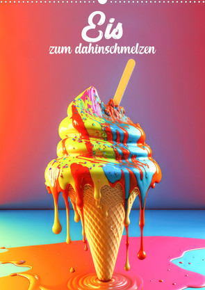 Eis zum dahinschmelzen (Wandkalender 2024 DIN A2 hoch) von Brunner-Klaus,  Liselotte