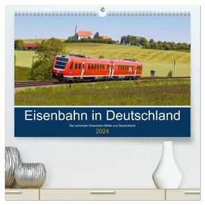 Eisenbahn in Deutschland (hochwertiger Premium Wandkalender 2024 DIN A2 quer), Kunstdruck in Hochglanz von Mainka,  Markus