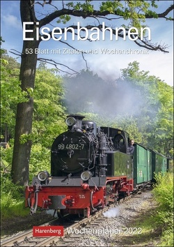 Eisenbahnen Kalender 2022 von Harenberg, Schramm,  Jörn