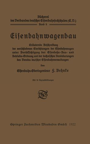 Eisenbahnwagenbau von Behnke ,  F.