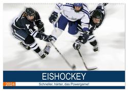 Eishockey! Schneller, härter, das Powergame! (Wandkalender 2024 DIN A2 quer), CALVENDO Monatskalender von Robert,  Boris