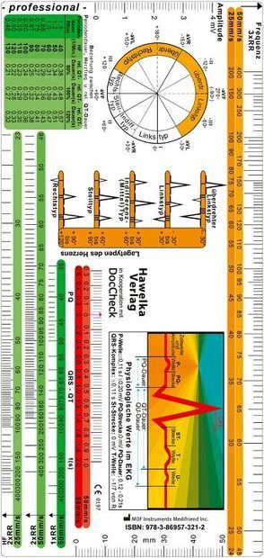 EKG Lineal professional II – 2015 von Hawelka Verlag