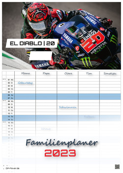 EL DIABLO | 20 – Fabio Quartararo – 2023 – Kalender | MotoGP DIN A3 – (Familienplaner) von GP-Fever.de, Wobser,  Steve