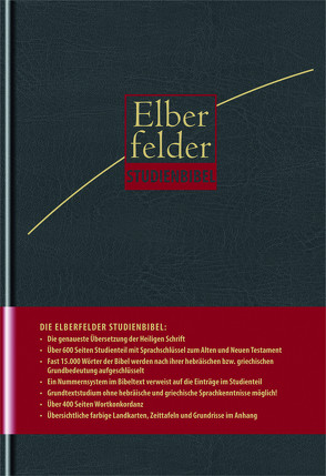 Elberfelder Bibel 2006 Leder anthrazit