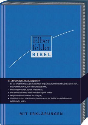 Elberfelder Bibel mit Erklärungen – Kunstleder, mit Reißverschluss