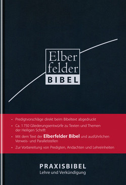 Elberfelder Bibel. Praxisbibel Lehre und Verkündigung von Brockhaus,  Philipp, Chuchra,  Ulrike, Feckinghaus,  Walter, Wendel,  Ulrich