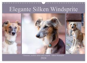 Elegante Silken Windsprite (Wandkalender 2024 DIN A3 quer), CALVENDO Monatskalender von Verena Scholze,  Fotodesign