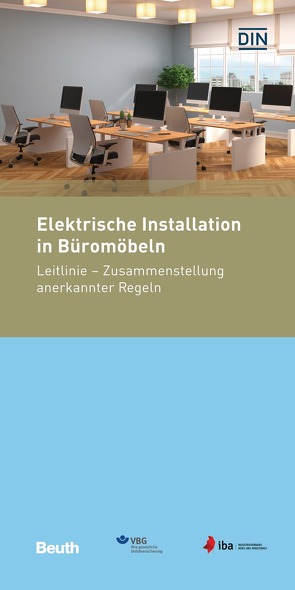 Elektrische Installation in Büromöbeln