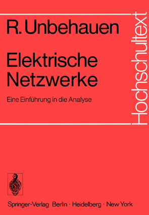 Elektrische Netzwerke von Unbehauen,  R.