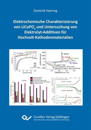 Elektrochemische Charakterisierung von LiCoPO4 und Untersuchung von Elektrolyt-Additiven für Hochvolt-Kathodenmaterialien von Haering,  Dominik