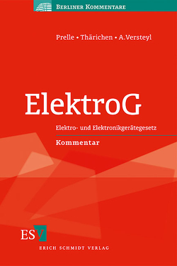 ElektroG von Prelle,  Rebecca, Thärichen,  Holger, Versteyl,  Andrea