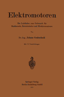 Elektromotoren von Grabscheid,  Johann