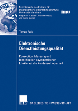 Elektronische Dienstleistungsqualität von Bauer,  Prof. Dr. Hans H., Falk,  Tomas