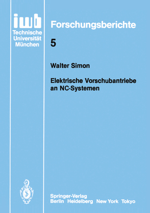 Elektronische Vorschubantriebe an NC-Systemen von Simon,  Walter