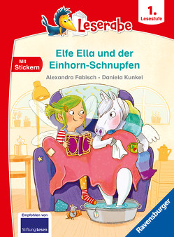 Elfe Ella und der Einhorn-Schnupfen – Leserabe ab 1. Klasse – Erstlesebuch für Kinder ab 6 Jahren von Fabisch,  Alexandra, Kunkel,  Daniela