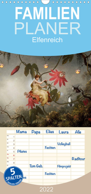 Familienplaner Elfenreich (Wandkalender 2022 , 21 cm x 45 cm, hoch) von Pfeifer,  Yvonne