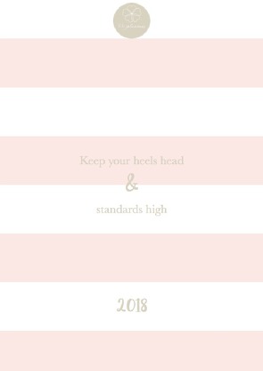 Eliluplanners Jahresplaner 2018 „high standards“ von Elisa,  Chiara