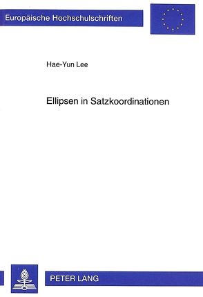 Ellipsen in Satzkoordinationen von Lee,  Hae-Yun