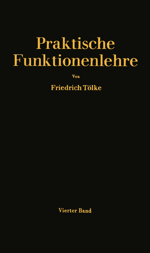 Elliptische Integralgruppen und Jacobische elliptische Funktionen im Komplexen von Tölke,  Friedrich