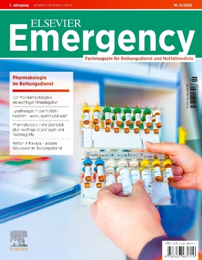 Elsevier Emergency. Pharmakologie im Rettungsdienst. 6/2020 von Flake,  Frank, Gollwitzer,  Jürgen, Grusnick,  Hans-Martin, Klausmeier,  Matthias