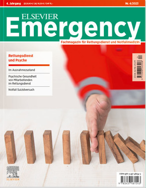 ELSEVIER Emergency. Rettungsdienst & Psyche. 4/2023 von Gollwitzer,  Jürgen, Grusnick,  Hans-Martin, Klausmeier,  Matthias, Schwarz,  Claudia