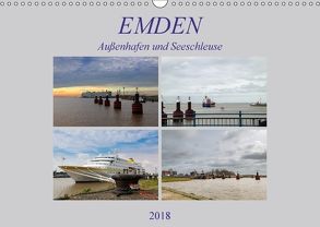 Emden – Außenhafen und Seeschleuse (Wandkalender 2018 DIN A3 quer) von Poetsch,  Rolf