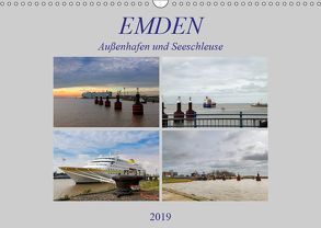 Emden – Außenhafen und Seeschleuse (Wandkalender 2019 DIN A3 quer) von Poetsch,  Rolf