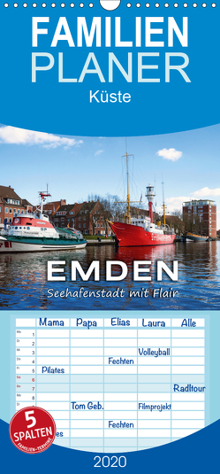 EMDEN Seehafenstadt mit Flair – Familienplaner hoch (Wandkalender 2020 , 21 cm x 45 cm, hoch) von Dreegmeyer,  Andrea